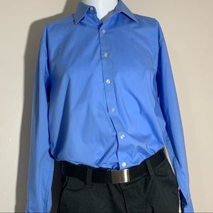 Kenneth Cole Non Iron Stretch Shirt Sz 16.5 34/35